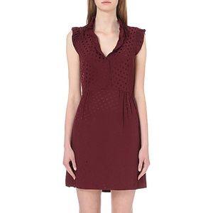 NWT Sandro Burgundy Jasmine Casual Dress